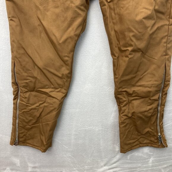 Vintage Key Imperial Canvas Duck Coveralls Mens XL Brown Insulated Quilted USA - Picture 8 of 16